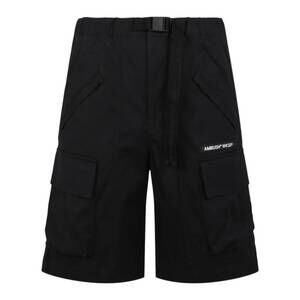 NEW AMBUSH men's logo cargo shorts in black
